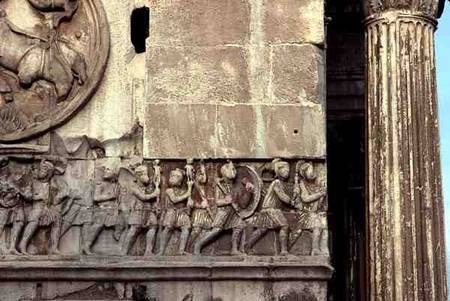 Detail from the Arch of Constantine od Anonymous