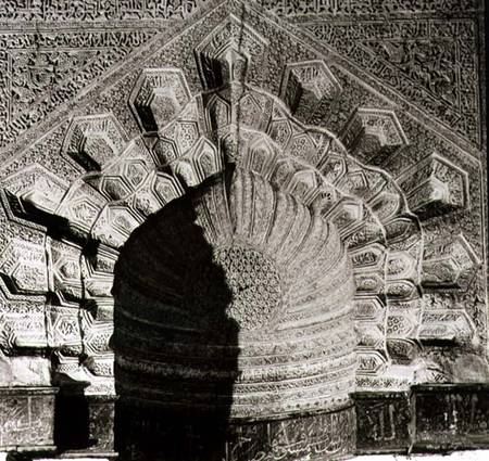 Detail of a keel arch on the Tomb of the Abbasid Khalifs od Anonymous