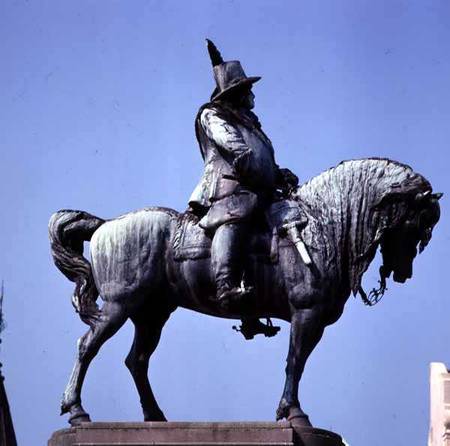 Equestrian statue of Charles Gustav X (1622-60)King of Sweden od Anonymous