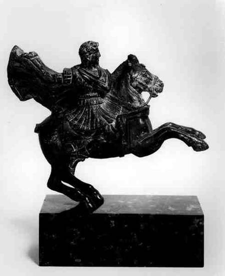 Equestrian statuette of Alexander the Great (356-323) od Anonymous