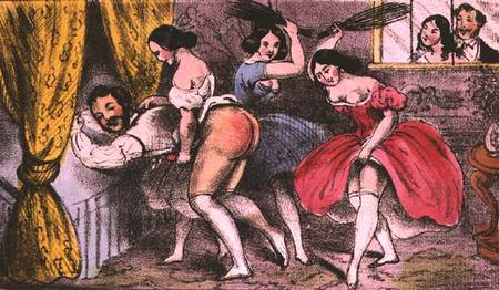 Exhibition of Female Flagellants, published by William Dugdale od Anonymous