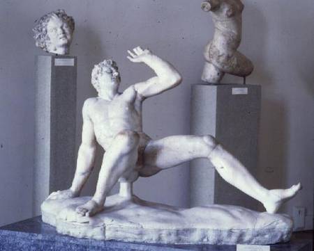 Falling GaulMarble Sculpture od Anonymous
