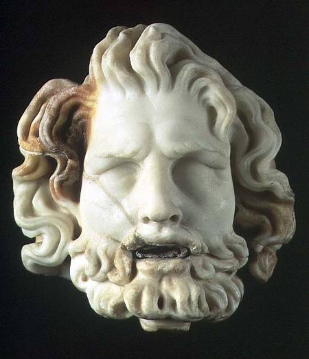 Fountainhead in the form of the head of Oceanus Pompeii od Anonymous
