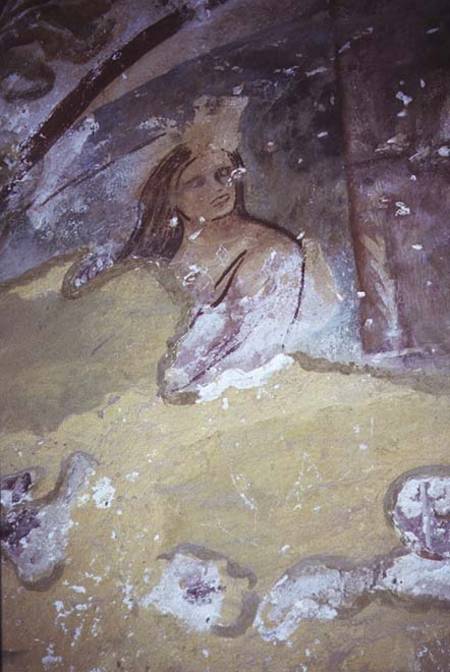 Fresco of a female figurepossibly from the Alcove od Anonymous