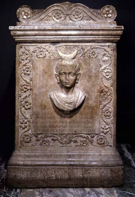 Funerary stele of a ten year old girl called Julia Victorina Roman od Anonymous