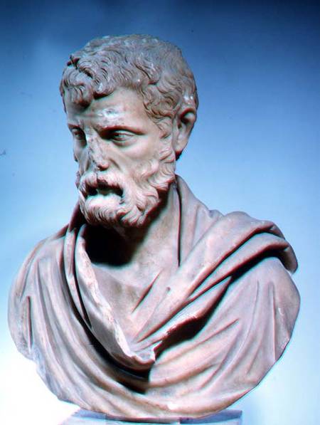 Herodes Atticus, marble head, Roman od Anonymous
