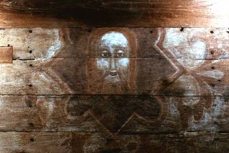 Holy Shroud: Templar panel painting od Anonymous