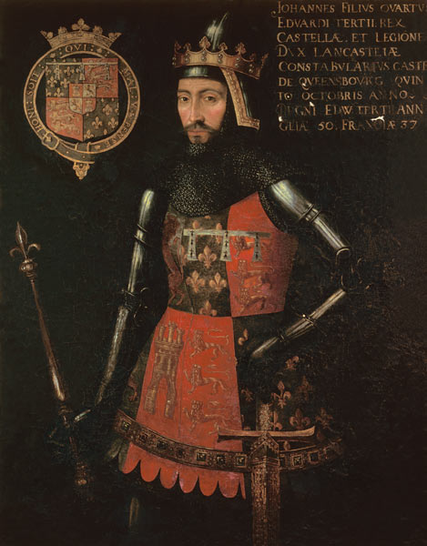 John of Gaunt, Duke of Lancaster (1340-99) 4th Son of Edward III od Anonymous