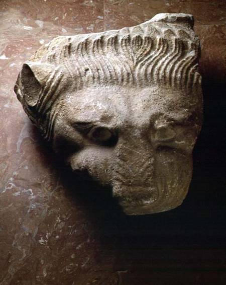 Lion's headarchitectural detail from the Temple of Zeus at Olympia Greek c.470-c.457 BC od Anonymous