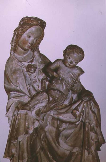 Madonna and Child, known as the Krumauer Madonna, Austrian,possibly made in Prague od Anonymous