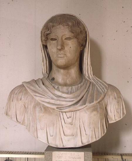 Marble head of AphroditeSasendra di Caiamide od Anonymous