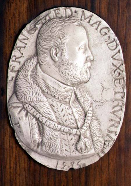 Medallion bearing the portrait of Francesco de' MediciDuke of Florence (1541-87) (who founded a Maio od Anonymous