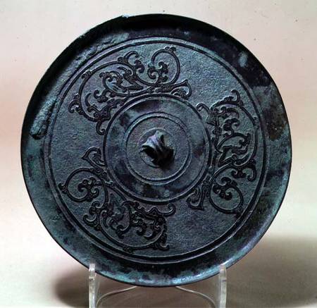 Mirror with Interlacing Dragons, Chinese, Eastern Zhou Dynasty,Warring States period od Anonymous