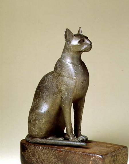 N389 Figure of a cat, representing the goddess Bastet,Egyptian od Anonymous