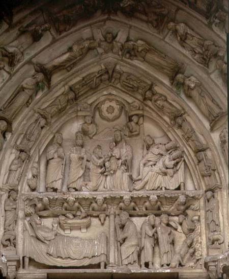 The Nativitytympanum from the west or Royal Portal od Anonymous