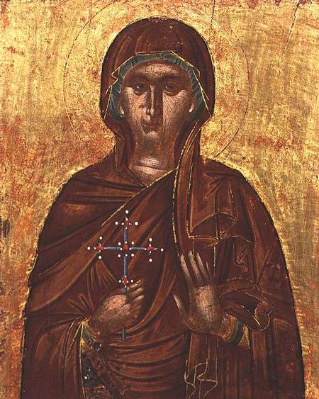 St. Paraskyeva, icon,Byzantine od Anonymous