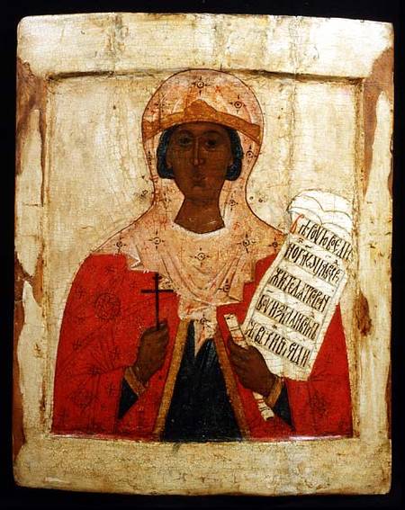 St. ParaskyevaRussian icon from Rostov/Suzdal od Anonymous