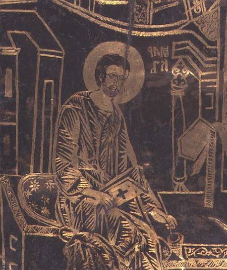 Plaque depicting St. Mark the Evangelist, Russian od Anonymous