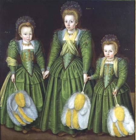 Princess Elizabeth, 2nd daughter of Charles I, at the ages of 3 od Anonymous
