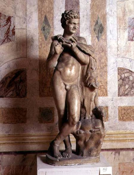 Satyr playing his pipe od Anonymous