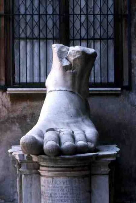 Sculpture of a Foot od Anonymous