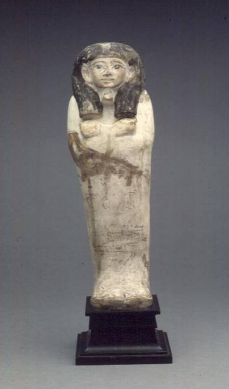 Shabti figure of Senna, Egyptian, New Kingdom (18th Dynasty) od Anonymous