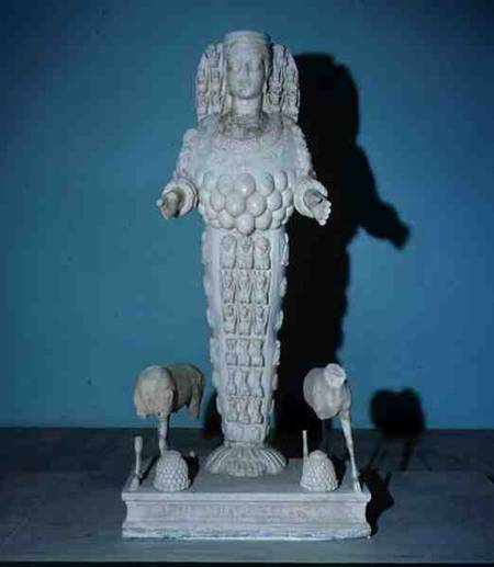 Statue of Artemis with Hunting Dogs od Anonymous