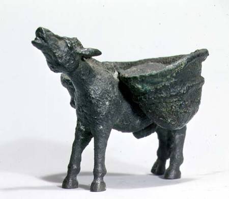 Statuette of a donkey brayingRoman od Anonymous