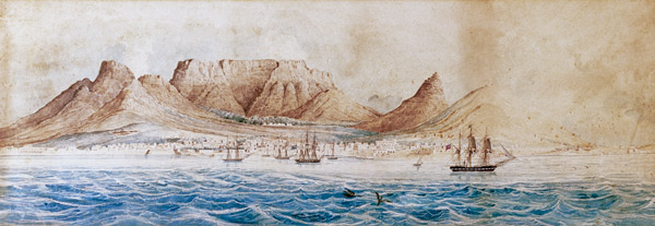 View of Table Bay, Colonial School od Anonymous