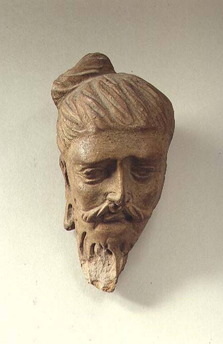 Terracotta head of a sageKashmir od Anonymous
