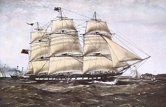 The Clipper Ship ''Anglesey'' od Anonymous