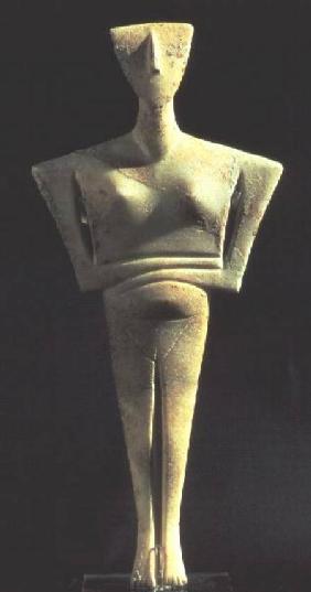 Cycladic female figurefrom the Island of Amorgo