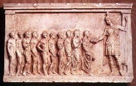 Votive relief honouring the goddess BendisGreek