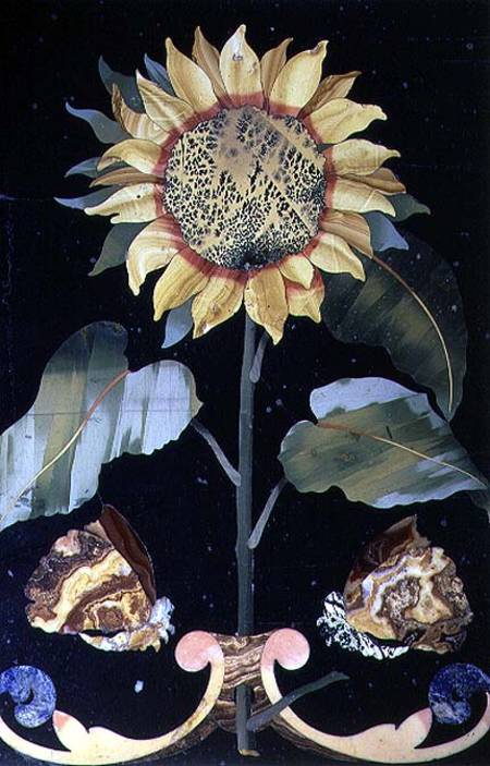 Tile with a Sunflower Design od Anonymous