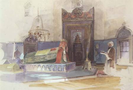Tomb of Bayazid I, interior, Bursa, Turkey od Anonymous