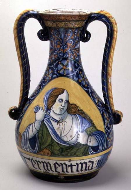 Vase, depicting Lucretia, Abruzzo od Anonymous