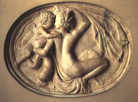 Venus and Cupid, relief attributed to Jean Goujon (1510-c.1568) od Anonymous