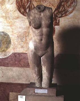 Torso of Aphrodite, Roman copy of the Greek original by Praxiteles