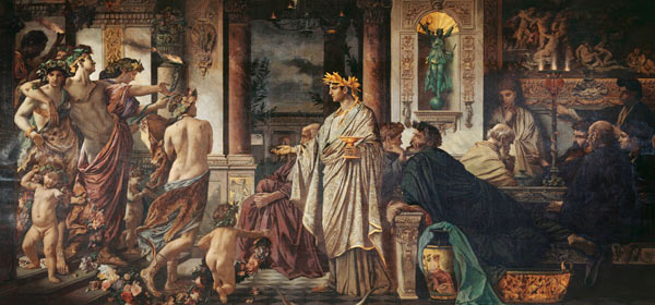 The Symposium (Second Version) od Anselm Feuerbach