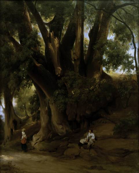 Tree Landscape od Anselm Feuerbach