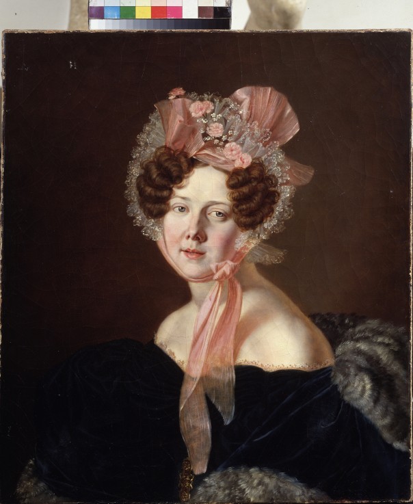 Portrait of a Lady od Anthelme Francois Lagrenée