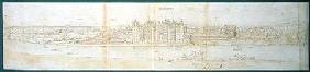 Richmond Palace from Across the Thames, 1562 (pen