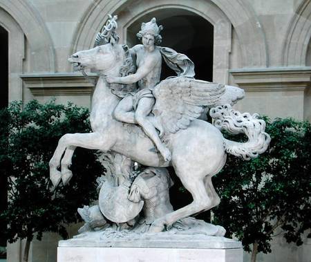 Mercury riding Pegasus, known as 'the Horse of Marly' od Antoine Coysevox