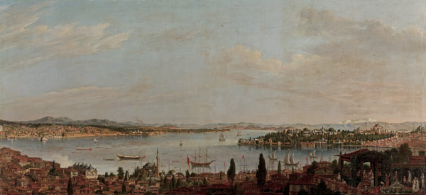 Panoramic View of Istanbul od Antoine de Favray