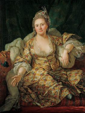 Portrait of Annette Duvivier, Comtesse de Vergennes, in Oriental Costume