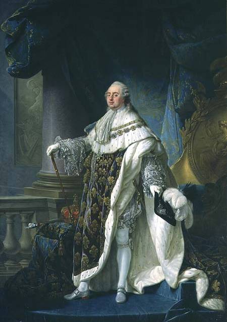 Louis XVI (1754-93) od Antoine Francois Callet