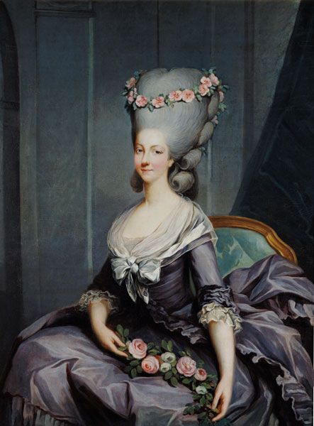Marie-Therese de Savoie-Carignan (1749-92) Princess of Lamballe od Antoine Francois Callet