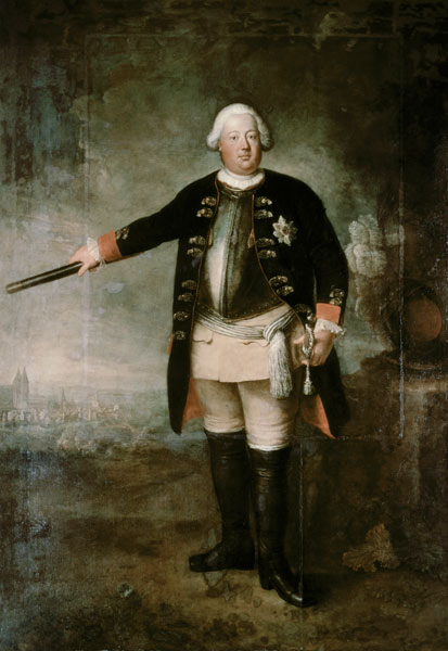 Frederick William I of Prussia od Antoine Pesne