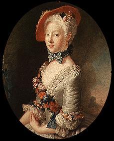 Countess Juliana Wilhelmine of Bose od Antoine Pesne