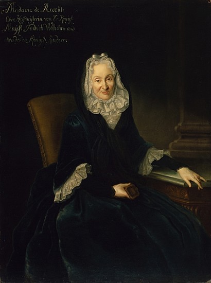 Madame Marte de Rocoulle, c.1735 od Antoine Pesne